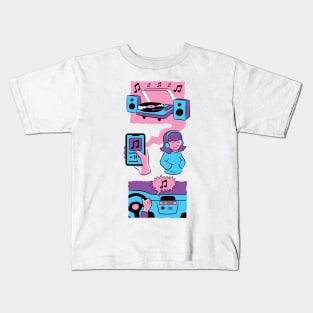 Music and Good Vibes Kids T-Shirt